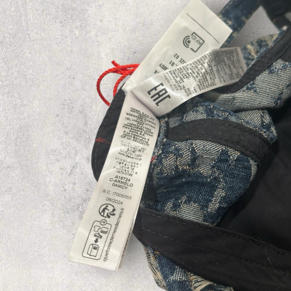 Diesel Library Distressed Cap - Picture 10 of 14